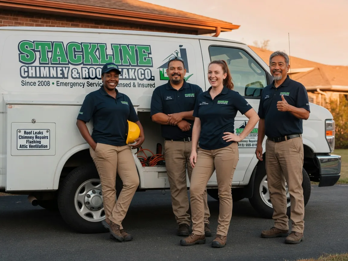 Chimney flashing repair company in Dodson, TX